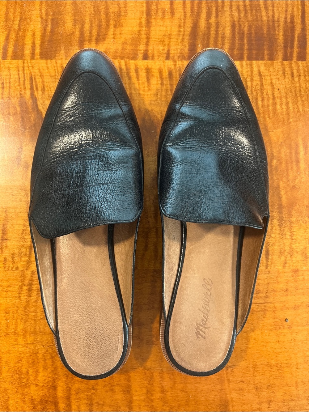 Madewell The Frances Mule, Black Leather